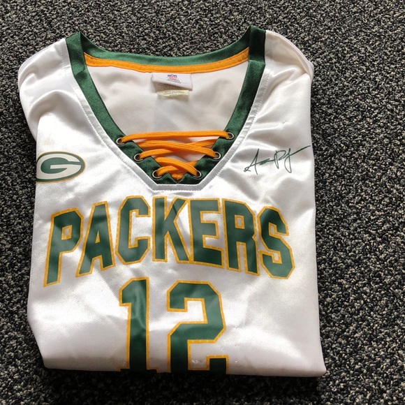 NFL Tops - Aaron Rodger women’s packer jersey